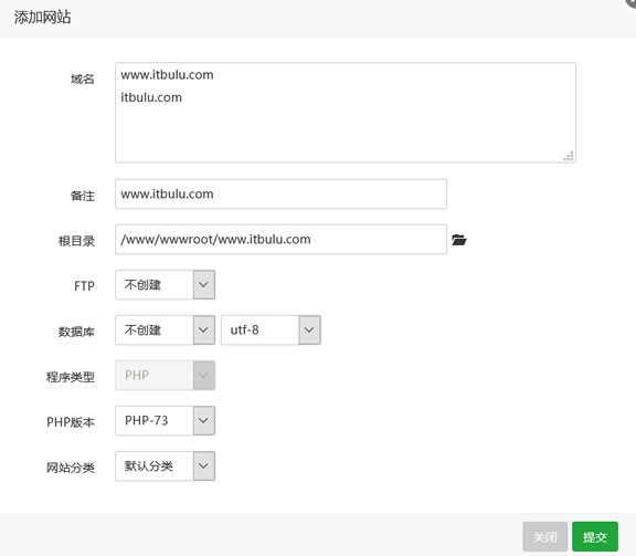 宝塔面板可视化设置301